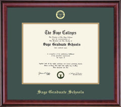 Sage Graduate Schools 8'' x 10'' Classic Diploma Frame BA/MA