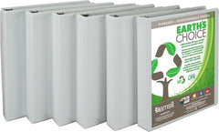 BINDER 1 WHT RECYC INSERT